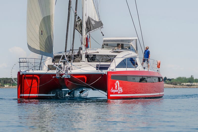 PRIVILEGE CATAMARANS CANNES BOAT FESTIVAL WITH ANGELA COLLINS YACHTS