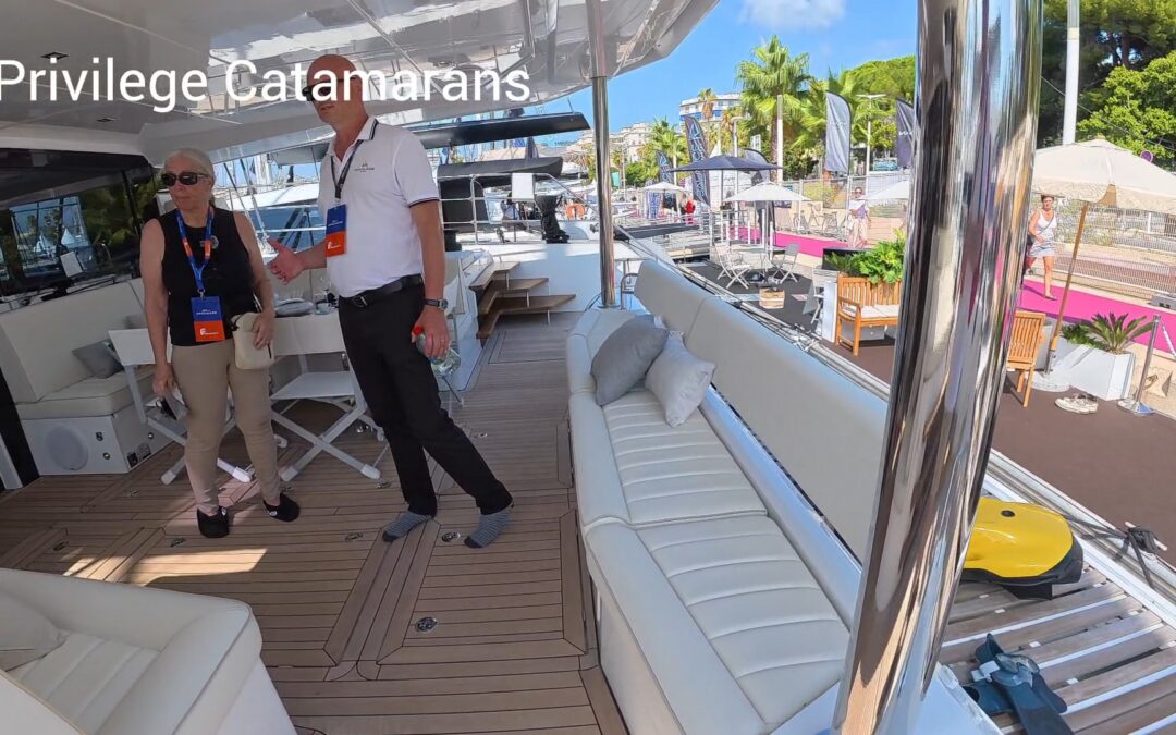 CANNES BOAT SHOW FRANCE WITH PRIVILEGE CATAMARANS